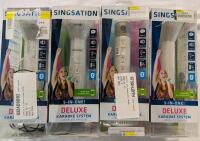 4 Singstation Deluxe 5 in One Karaoke Systems.