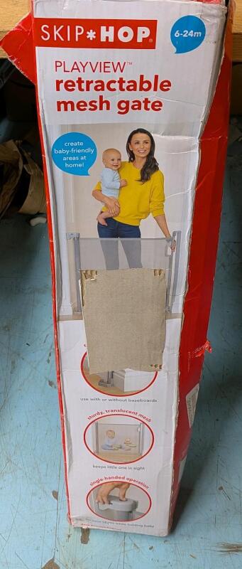 As New Skip Hop Play view Retractable Baby Gate.