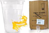 800+ New Clear Plastic 9oz Cups, Individually Wrapped, CP-9WRP, Retails Over $70!
