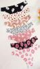 7 New Pairs Size Med Women's No-Show Bikini Briefs With Fun All-Over Print