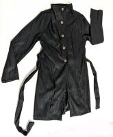 New Size Med Women's High Collar Trench Coat With Belt