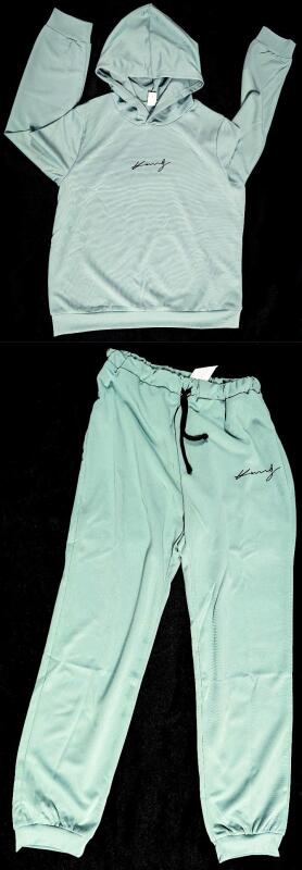 New Size 11-12Y Boys Lightweight "King" Jogging Pants & Hooded Top Set
