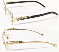 2 New Pairs Retro Rimless Fashion Glasses With Leopards! One Size Fits Most