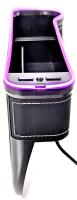 New Universal USB-Powered 7 Color Light Car Seat Gap Filler With 2 USB Charging Ports, 11.25" &times; 2.74" &times; 7" Long
