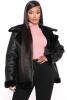 New Size Med Women's FASHION NOVA Chic Bad Ass Faux Leather Jacket | Retails $100!