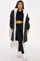 New Size XXL Women's FASHION NOVA Park City Girl Puffer Coat, Black | Retails $71