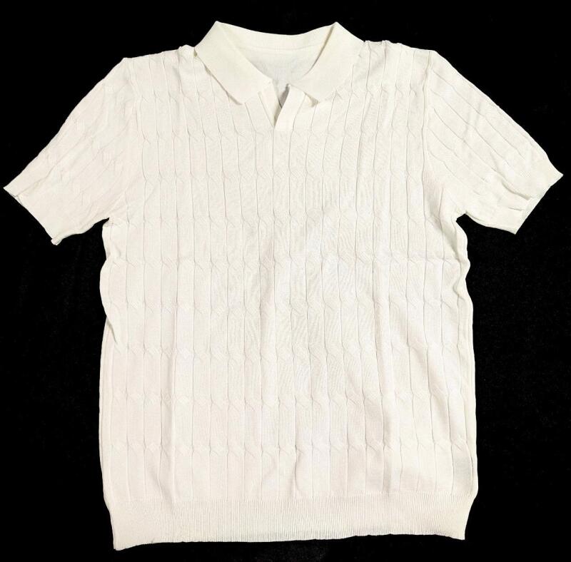 New Size Large Men's MANFINITY Knit Golf Shirt