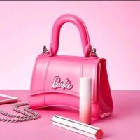 New BARBIE Mini Silicone Purse With Chain Strap, 7" To Top of Handle