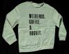 New Size Med Women's "Weekends. Coffee & Hockey" Crewneck Sweatshirt - 2