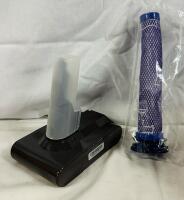 2 New Vacuum Replacement Parts, Includes ELO Rechargeable Li-Ion Battery for V7 Vaccuum (With Screws) and Vacuum Filter