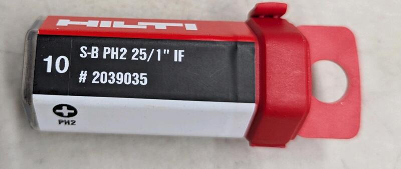 10 New Hilti PHL #2 Drywall Screw Bits