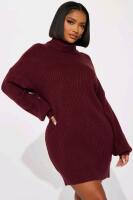 New sz Medium Women's Fashion Nova Karina Sweater Mini Dress Retails for $57