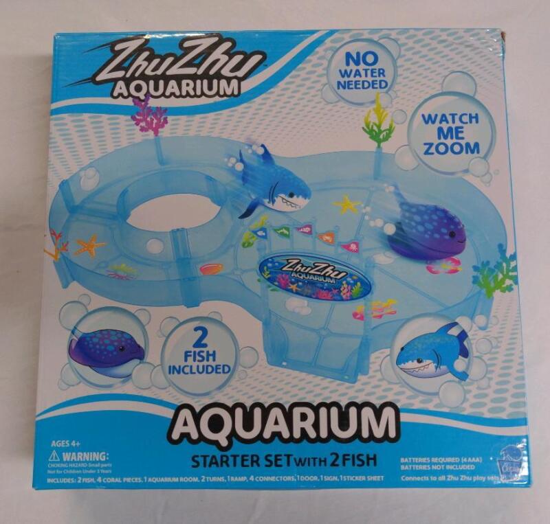 As is New Zhu Zhu Aquarium Starter Set