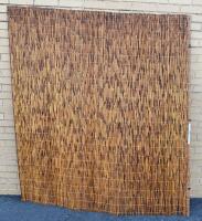 As-New Radiance Blinds, Peeled and Polished Reed Cord-Free Pull-Up Blinds, 72&rdquo; Wide, 67&rdquo; Tall