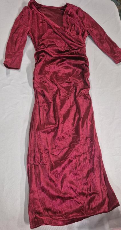 New sz Small Women's Evening Gown with Ruching