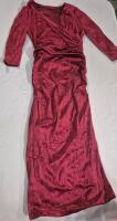 New sz Small Women's Evening Gown with Ruching