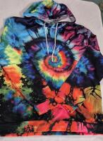 New sz XXL Men's Tie Dye Style Hoodie