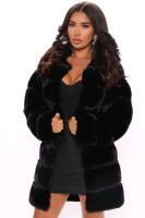 New sz Small Women's Fashion Nova With Love Faux Fur Coat Retails for $85