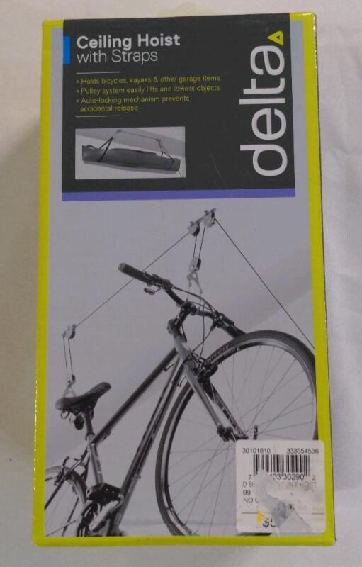New in Box Delta Ceiling Hoist with Straps
