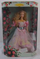 Vintage 1998 Rose Barbie Strawberry Blonde Doll A Garden of Flowers