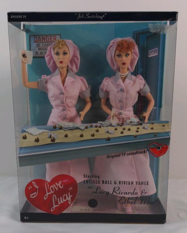 WOW! New Sealed I Love Lucy "Job Switching" Barbie Doll Giftset, Retails over $100