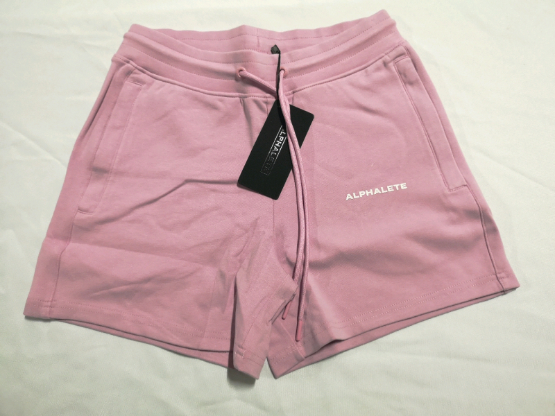 New ALPHALETE Women's sz Medium Essential Core Shorts: (Bloom)