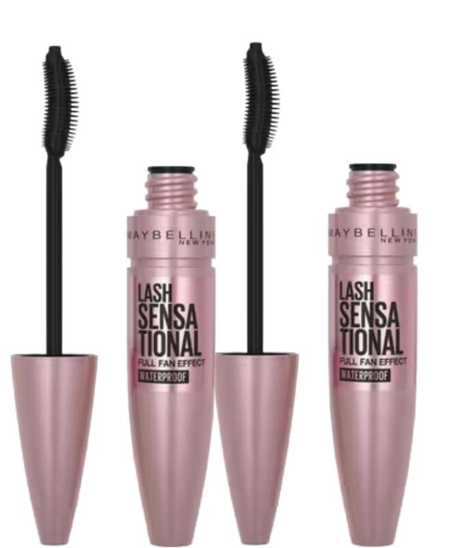 New Two Maybelline Lash Sendational Mascaras Very Black Waterproof #257 no expiry found