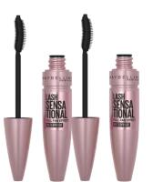 New Two Maybelline Lash Sendational Mascaras Very Black Waterproof #257 no expiry found