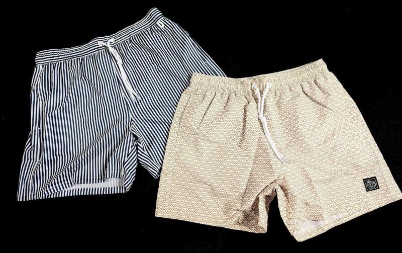 2 New Pairs Size Med Men's MANFINITY Mesh Lined Swimming Trunk Shorts
