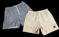2 New Pairs Size Med Men's MANFINITY Mesh Lined Swimming Trunk Shorts