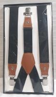New Black Men's Suspenders