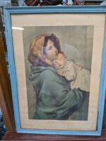 Vintage Framed Print of "The Wonderful Heroine" 18.5" and 26"