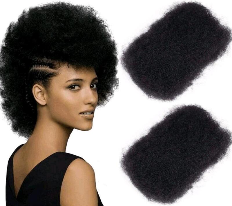 2 New 12" Bundles of Kinky, Textured Hair For Braiding, Hair Extensions, Crafting+ & Poking Tool (Unable to Determine If Human Or Artificial)