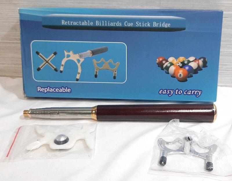 New Retractable Billiards Cue Stick Bridge