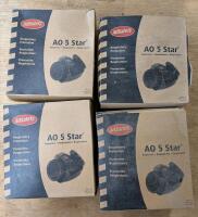 4 AO Safety AO 5 Star Large Half Mask Respirator.