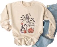 New Size Large Women's STAY SPOOKY Graphic Sweatshirt
