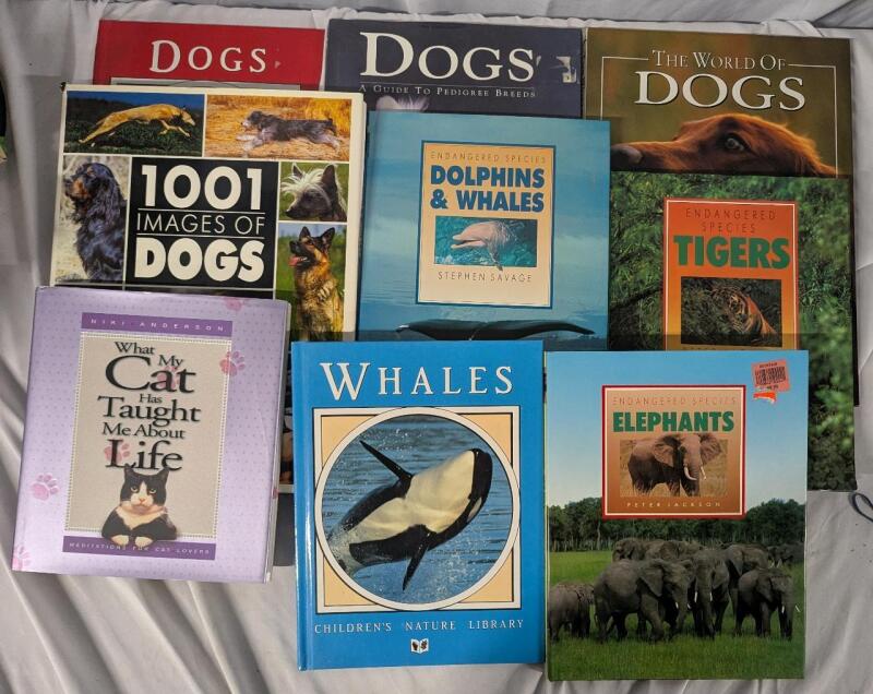 9 Animal Themed Hardcover Books