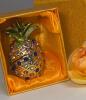 Hand-Painted Pineapple Statue Jewelry Box with Sparkling Embellishments - Magnetic Closure, Encaustic Tabletop Display for Earrings, Rings & Small Jewelry Approximately 3&rsquo;&rsquo; A universal symbol of welcome and hospitality and wealth - 5