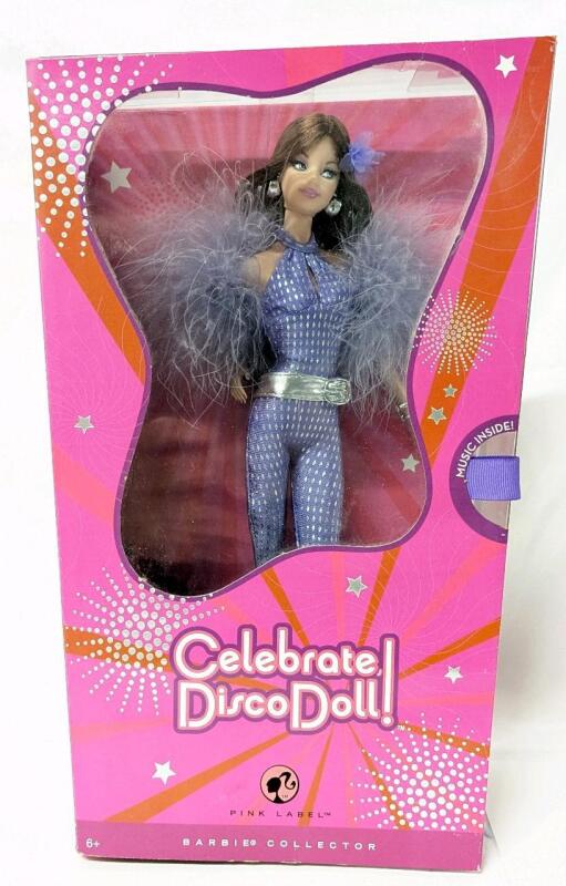 [NRFB] 2008 Barbie Collector Pink Label CELEBRATE DISCO DOLL! Approx 11" Tall