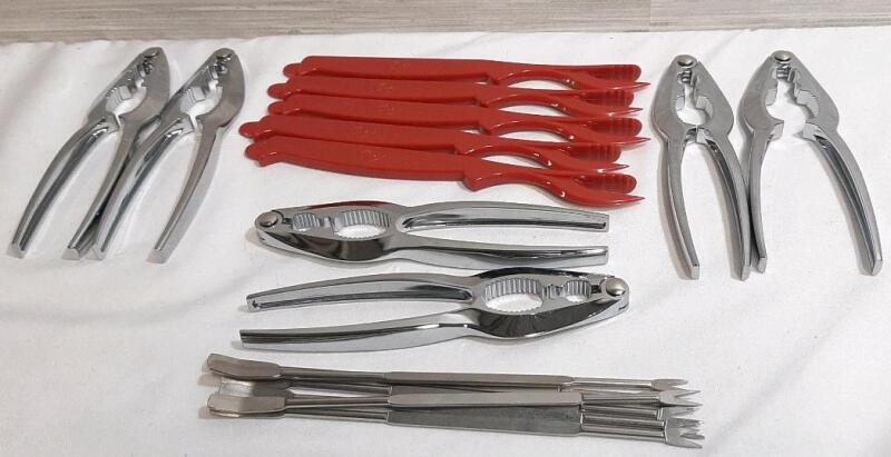 Lot of New Seafood Utensils | 16 Utensils Total