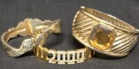 3 Hinged/Cuff Bracelets