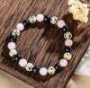 Natural Stone Bracelet with Handmade stretch Beaded with Lovely Stones Stock photo added - 5