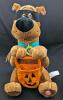 As-New Hallmark TRICK OR TREATIN' SCOOBY DOO : Shivers & Shakes, Says "What's That? I think I need a Scooby Snack! Trick or Treat!", 11.5" Tall (Working)