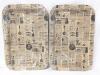 2 New STAR Metal Vintage-Style Advertising Trays, 9.25" &times; 13.75" Each