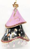 The Bradford Exchange ELVIS PRESLEY TCB Ceramic Double Bell Ornament, 4.5" Long, No Chips or Cracks