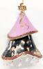 The Bradford Exchange ELVIS PRESLEY TCB Ceramic Double Bell Ornament, 4.5" Long, No Chips or Cracks
