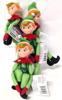 4 New ELF ON THE SHELF : Santaverse ElfMates Cobbler Dolls. 10" Long