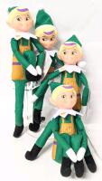 4 New ELF ON THE SHELF : Santaverse ElfMates Toy Maker Dolls. 10" Long