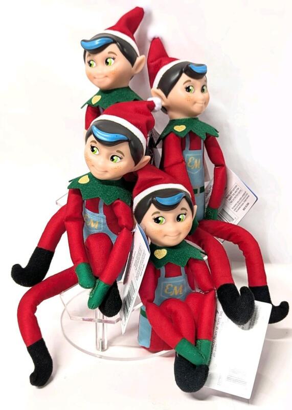 4 New ELF ON THE SHELF : Santaverse ElfMates Chef Dolls. 10" Long