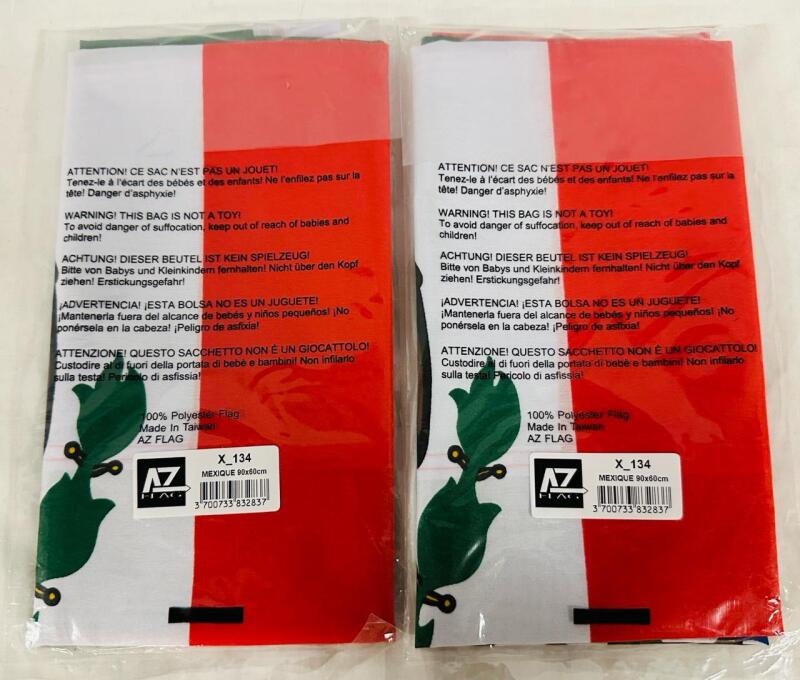 2 New AZ Flag Mexico Flags, 90x60cm